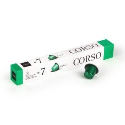 CORSO 7 Green Nespresso® Compatible Aluminum Capsule