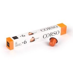 CORSO 6 Orange Nespresso® Compatible Aluminum Capsule
