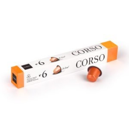 CORSO 6 Orange Nespresso® Compatible Aluminum Capsule