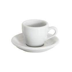 Set of 1 x 80ml Espresso Cup and Saucer