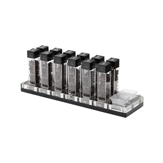 MUVNA Coffee Bean Cellars with Stand & Hopper 6 Tubes and 12 Tubes