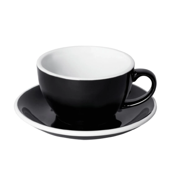 Set of 1 x 300ml Cafe Latte Cup and Saucer