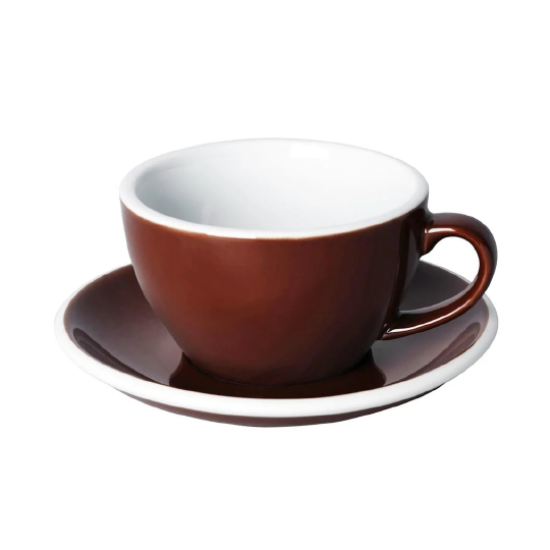 Set of 1 x 300ml Cafe Latte Cup and Saucer