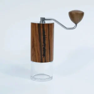 mischiefworkshop M40 handgrinder Walnut wood Cherry wood amber