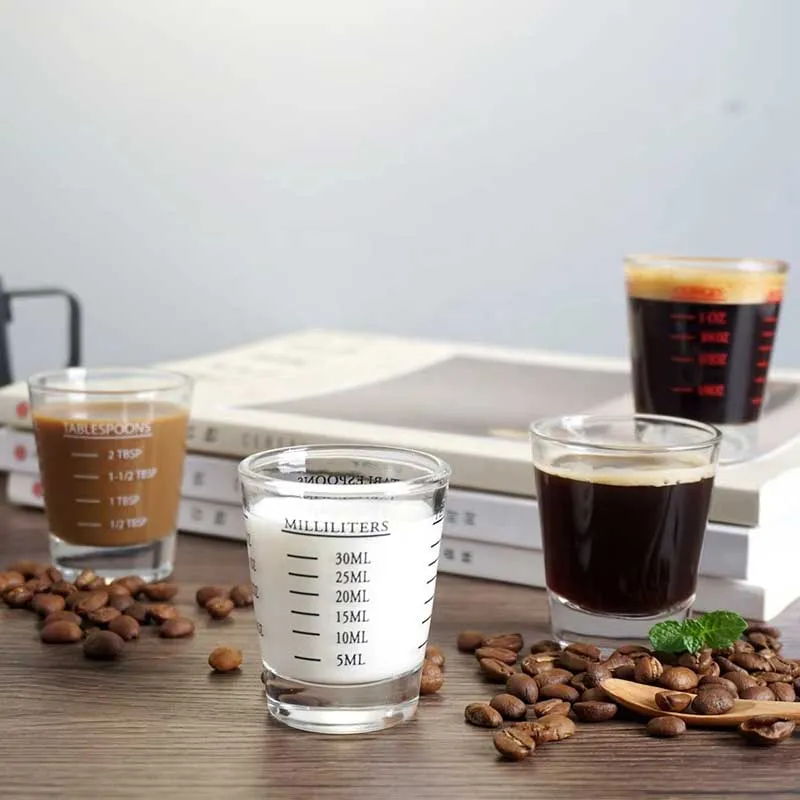 30ML Round Shot Glass for Espresso - الصورة 2