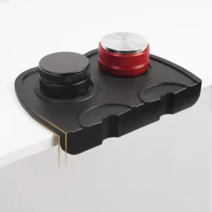 Double Non Slip Silicone Coffee Tamper Mat Double Hole Espresso Tamping Pad for Barista Home Kitchen Coffee Shop for Counter Protection