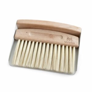 MUVNA -   Coffee Hand Brush & Steel Dustpan